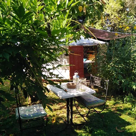 La Yourte Climatisee Du Jardin Cache *