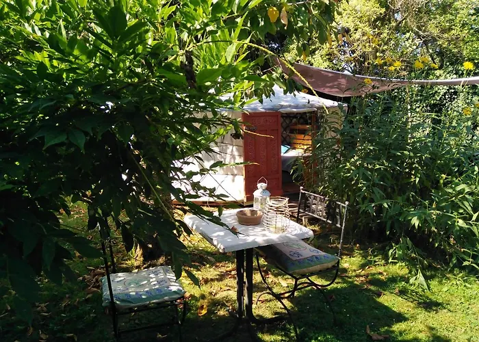 La Yourte Du Jardin Cache *